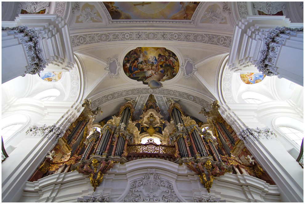 Die Orgel an der Basilika St. Martin zu Weingarten