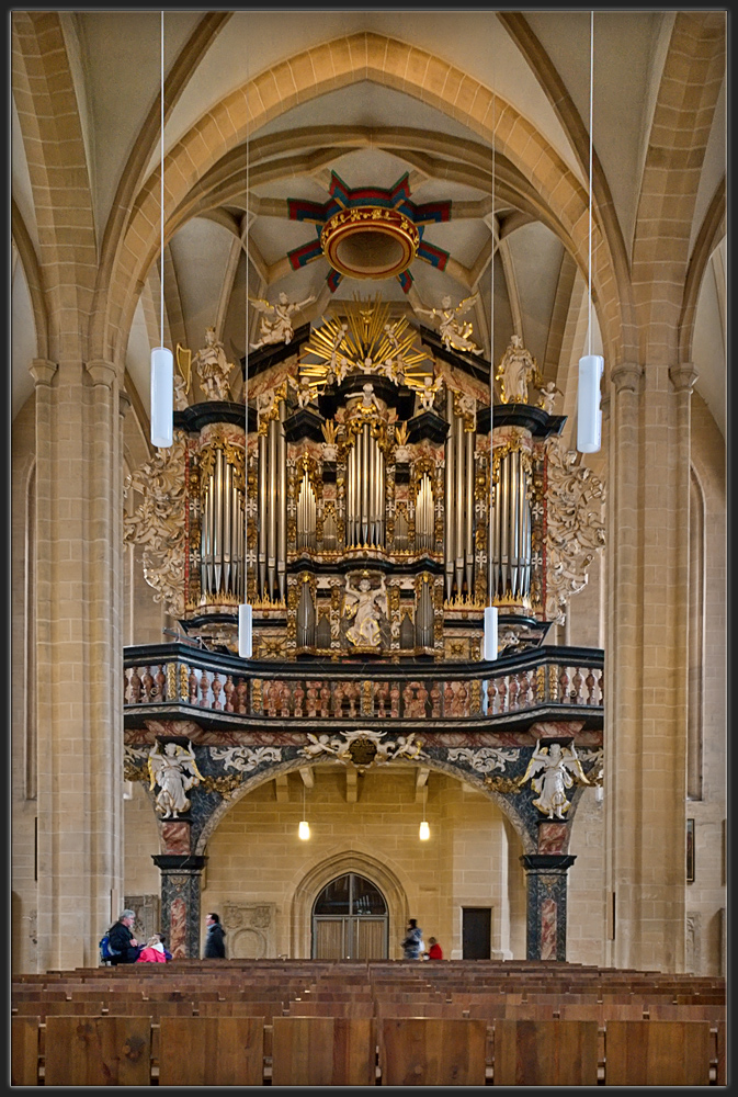 Die Orgel der Severikirche in Erfurt