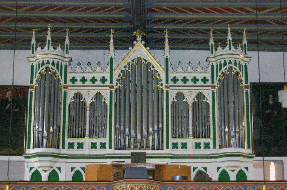 die Orgel der Stadtkirche in Großformat