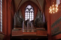 die Orgel im Dom von Frankfurt