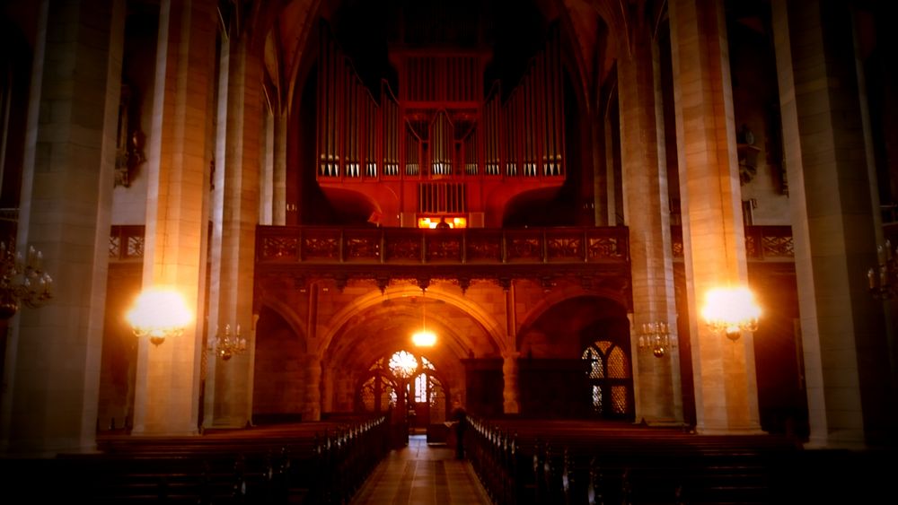 Die Orgel im Zickauer Dom....