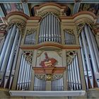 Die Orgel in der Autobahnkirche in Brumby