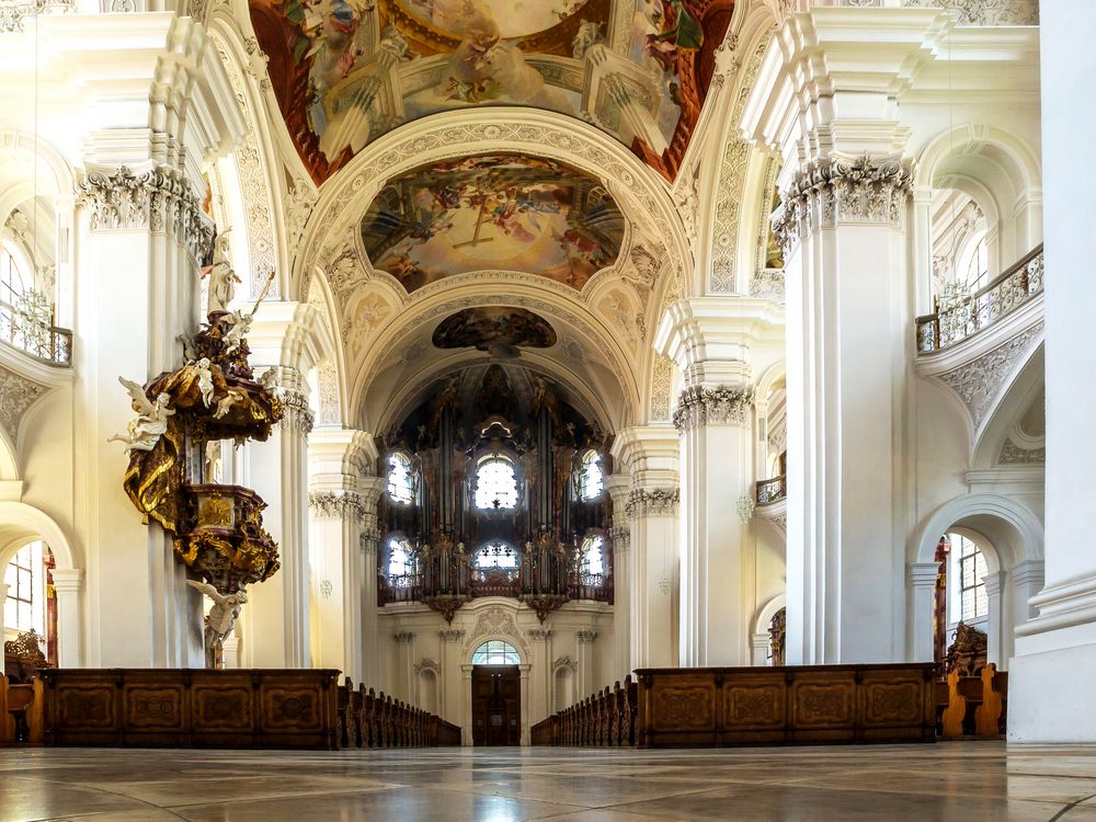 die Orgel in der Basilika Weingarten