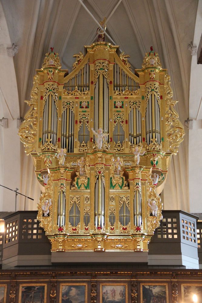 Die Orgel in der deutschen Kirche in Stockholm