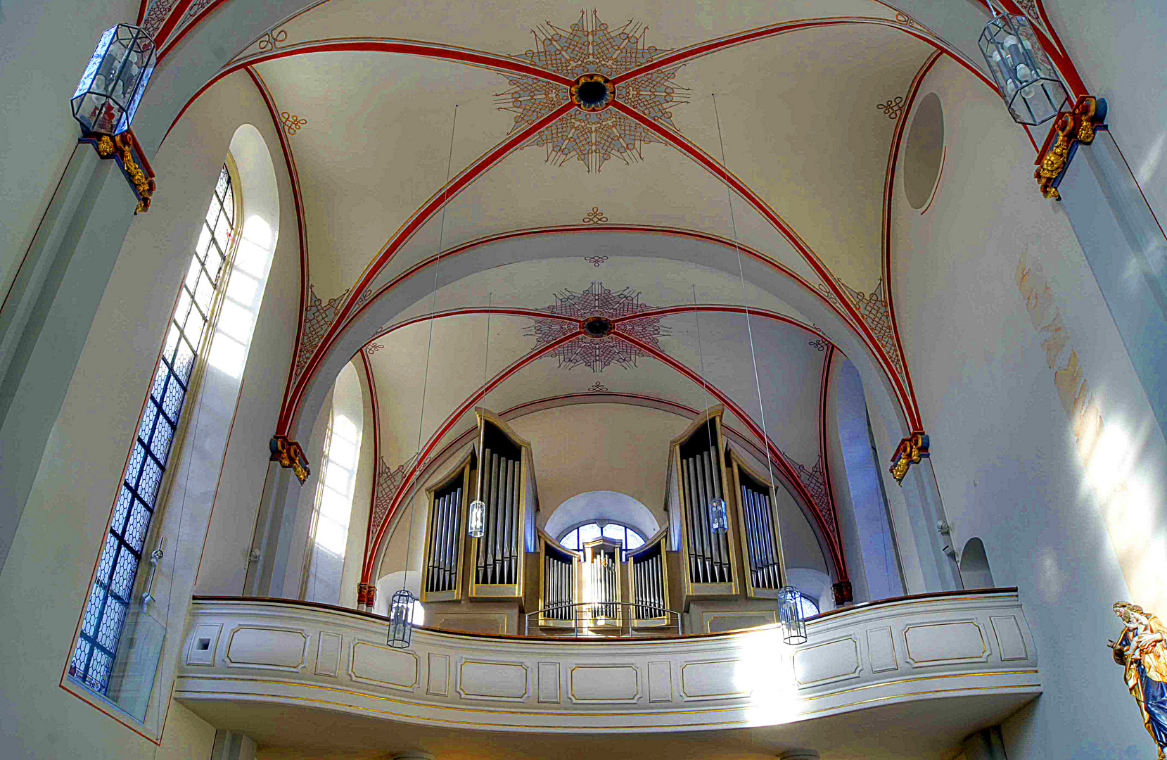 Die Orgel in der Franziskanerklosterkirche zu Paderborn