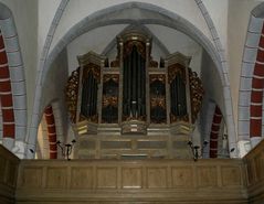 Die Orgel in der Kirche in Wesenberg