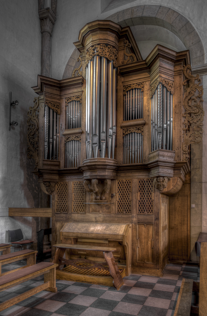 Die Orgel in der Ludgeri-Kirche in Münster.