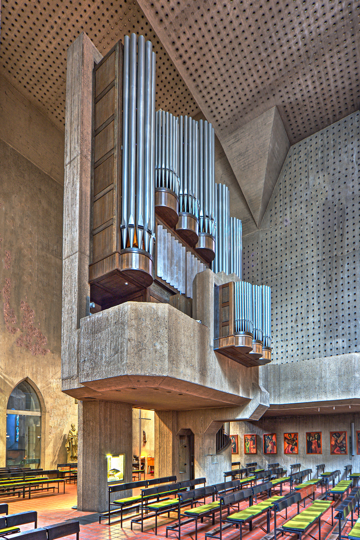 Die Orgel in der Ludwigskirche in Saarlouis