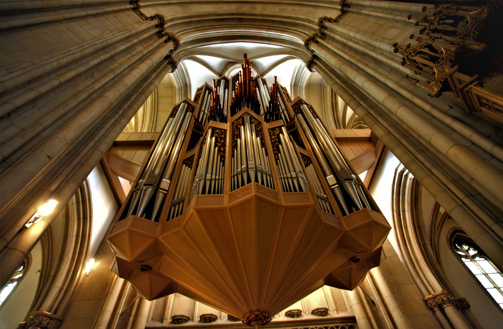 die Orgel in der St. Lambertikirche in Münster