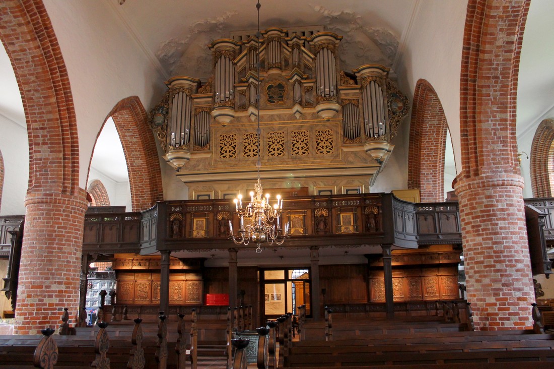 Die Orgel in der St. Nicolai Kirche in Eckernförde