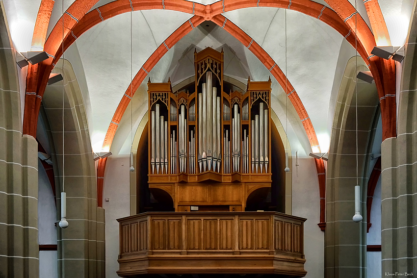 Die Orgel in der St.Remigius Kirche