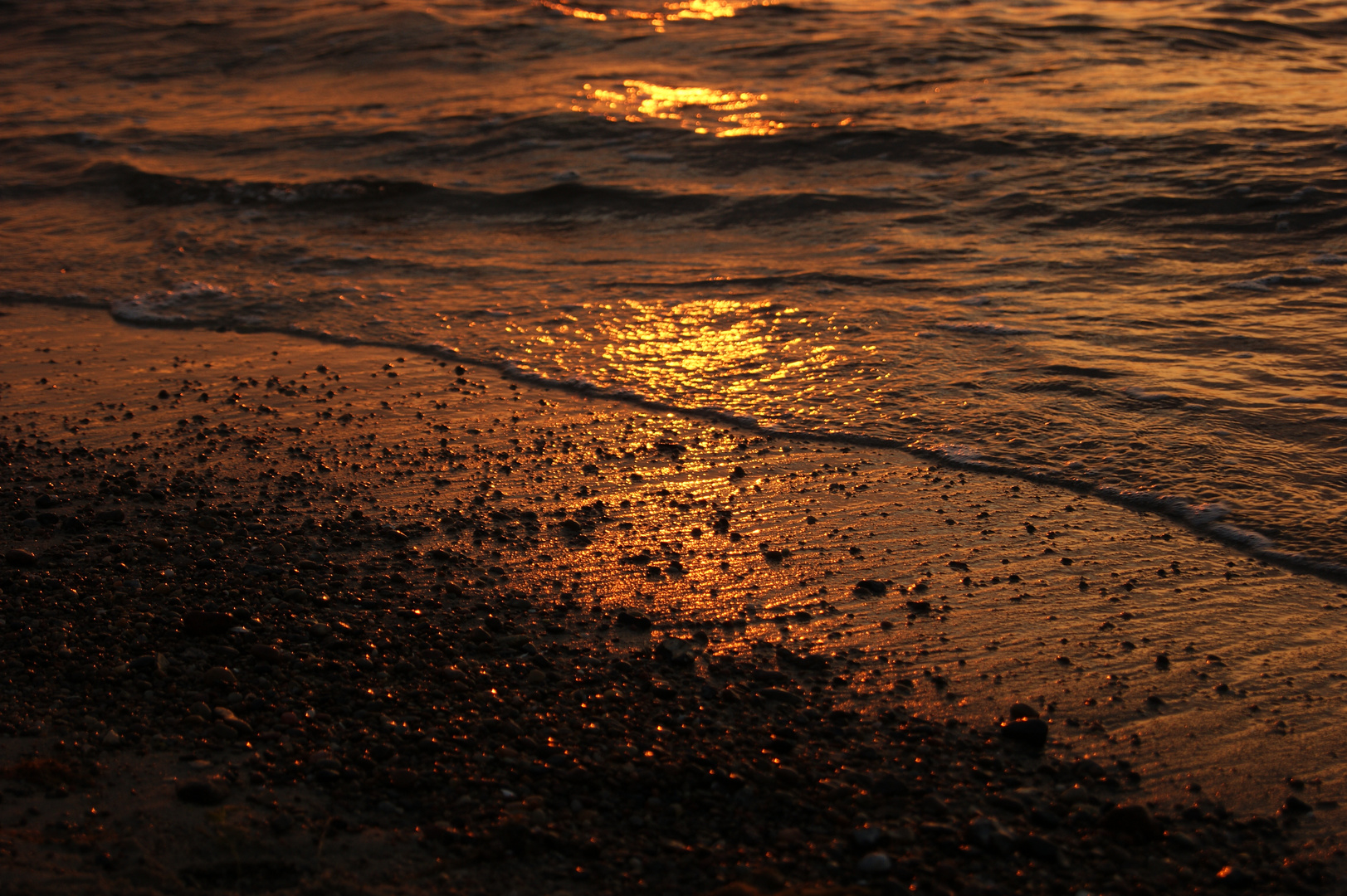 Die Ostsee bei Sonnenuntergang