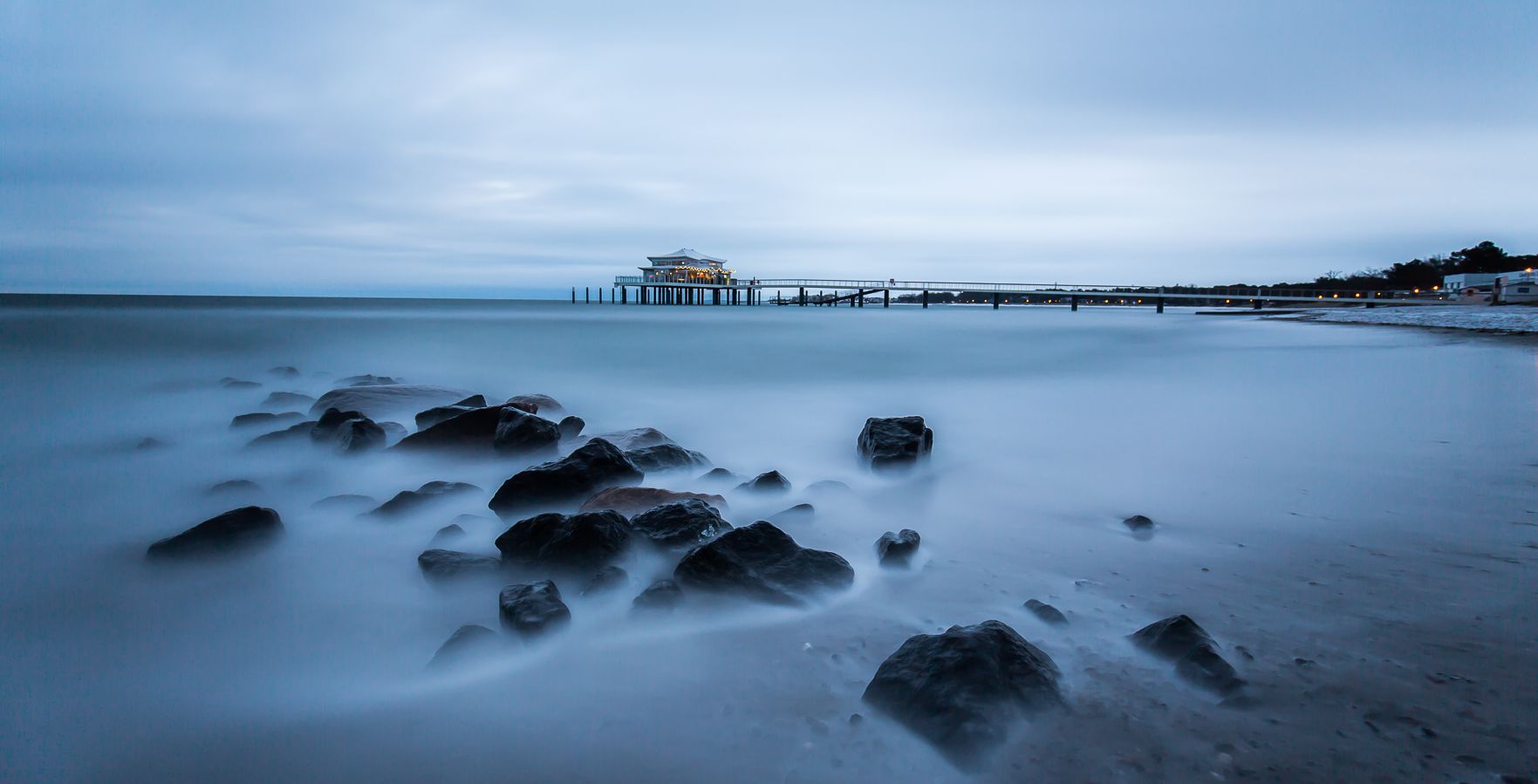 Die Ostsee besänftigt...