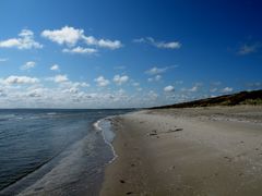 Die Ostsee mit Blickrichtung von Bunken in Richtung Aalbæk.