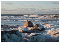 die Ostsee schäumt