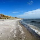 Die Ostsee-Seite oberhalb von Aalbæk.(Hulsig / Bunken.)Blickrichtung Skagen.