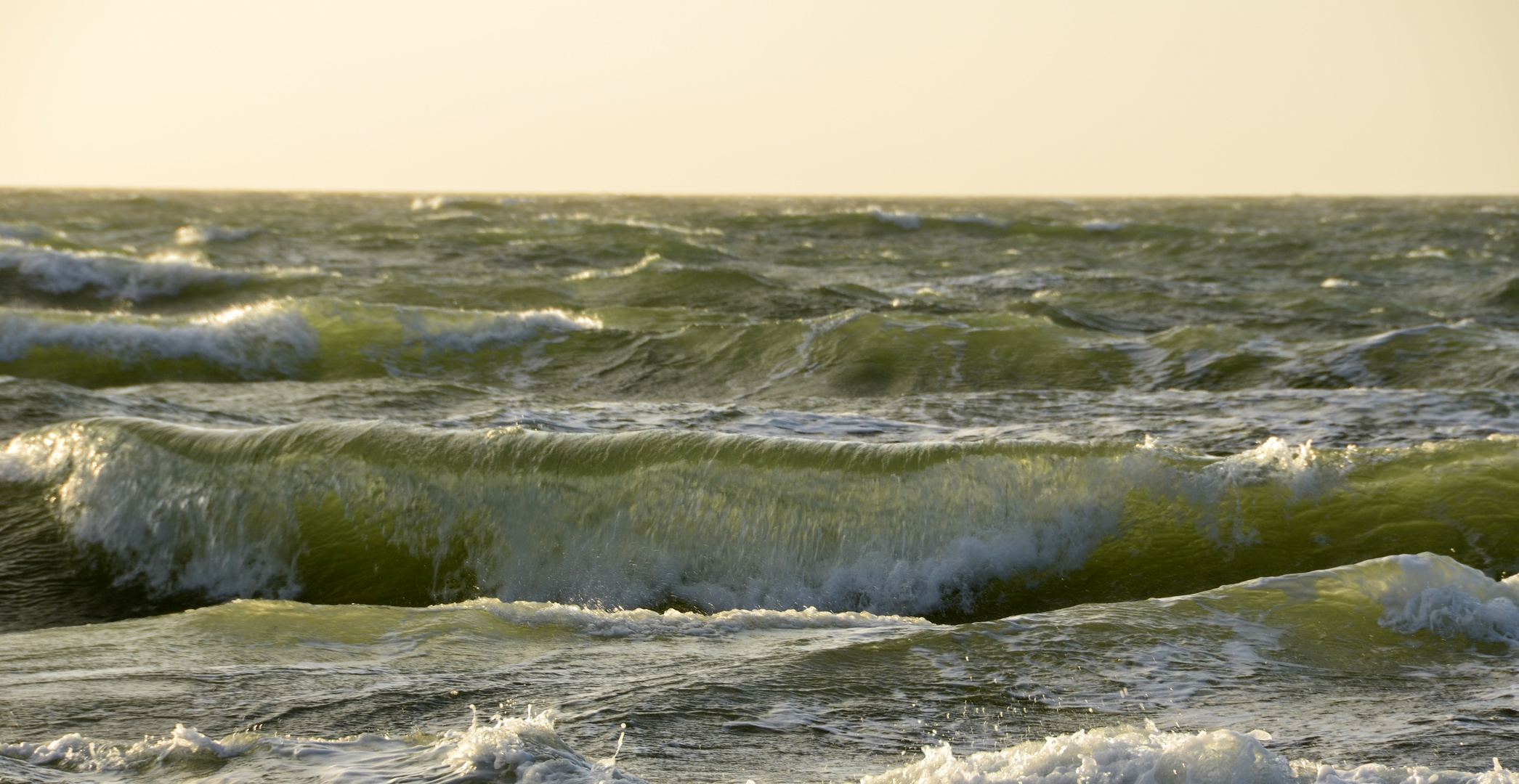 Die Ostsee von Hiddensee nach Windstärke 12