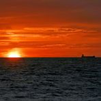 Die Ostsee vor Ahrenshoop bei Sonnenuntergang