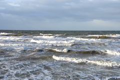 Die Ostsee vor Warnemünde am 11. Januar 2015