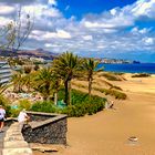 Die Ostseite der Dünen von Maspalomas