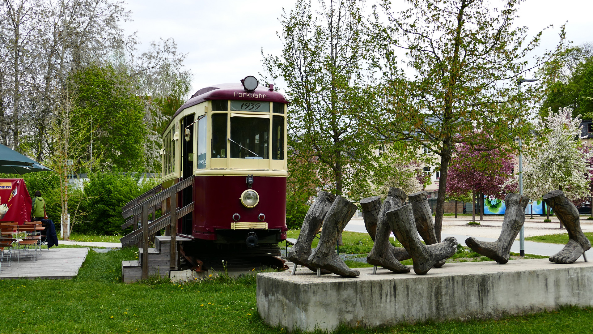 Die Parkbahn im Park der Generationen in Reichenbach/V.