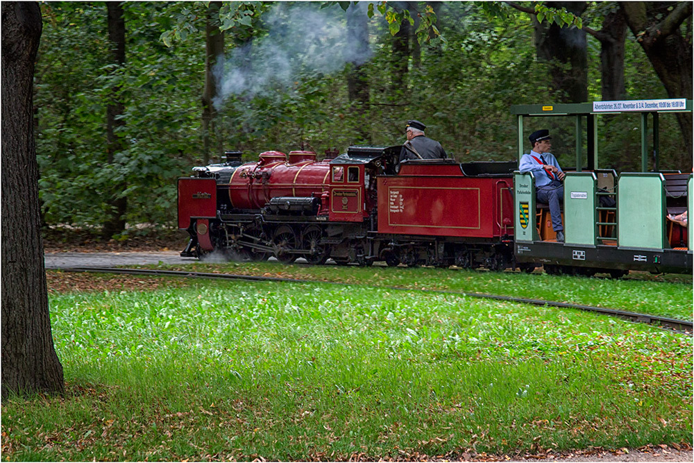 Die Parkeisenbahn in Dresden