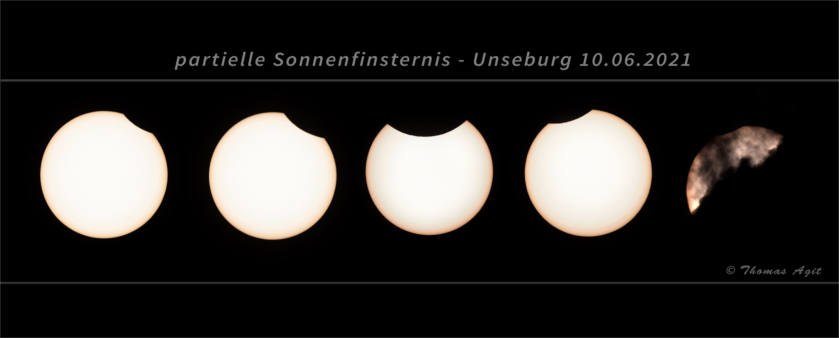 Die partielle Sonnenfinsternis 2021