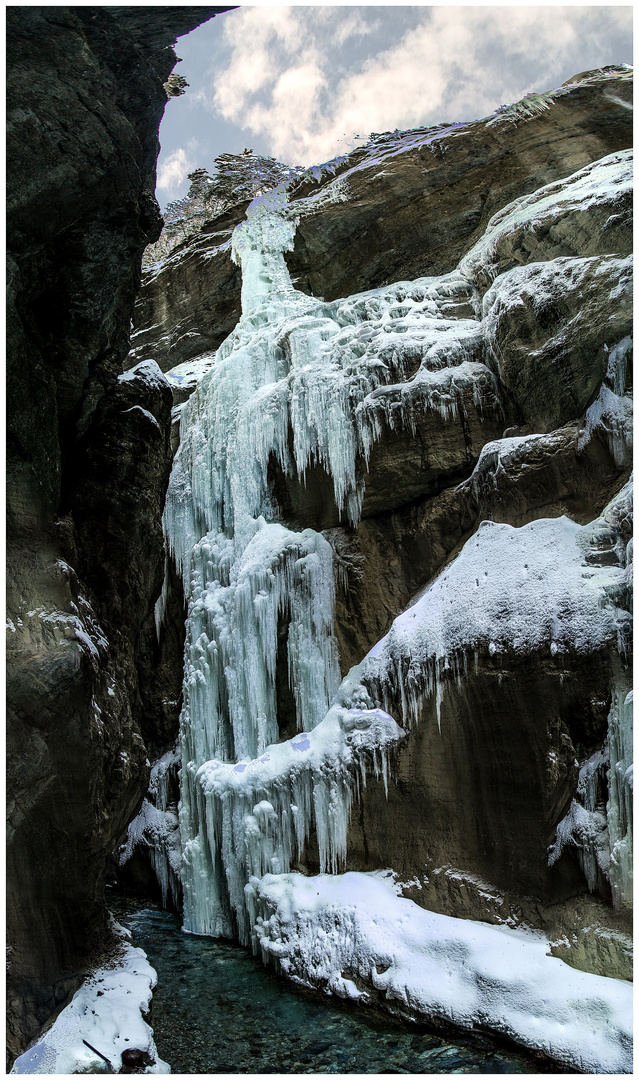 Die Partnachklamm am 11.01.2017