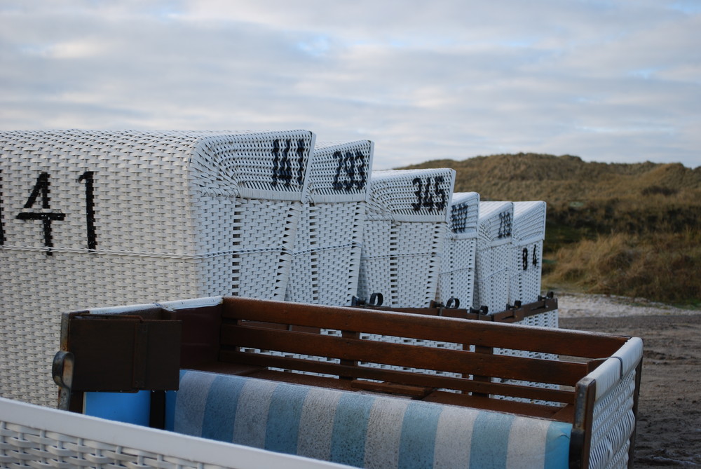 Die Pause der Strandkörbe