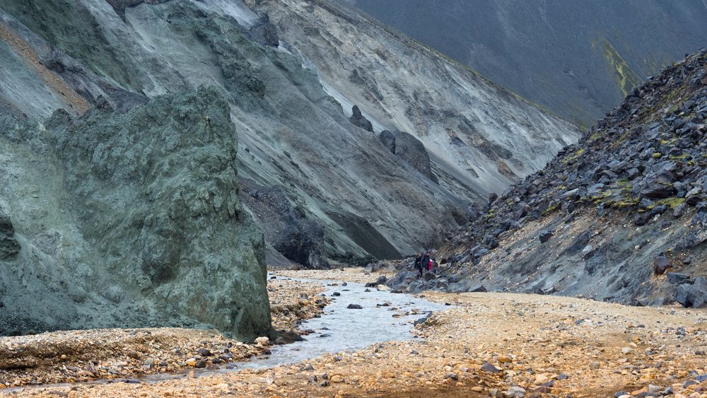 Die Pechsteinhalden von Landmannalaugar