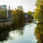 Die Pegnitz in Nürnberg von der Cinecitta Brücke aus