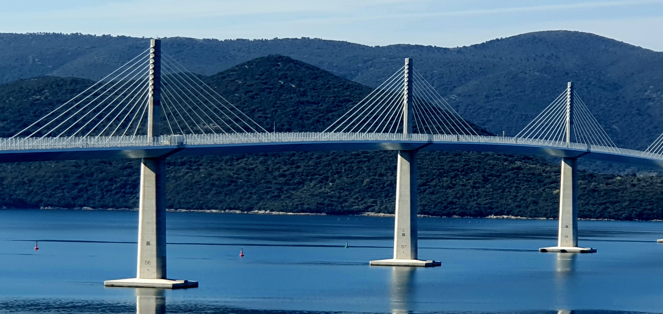 Die Pelješac-Brücke in Kroatien