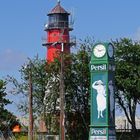 Die Persil-Uhr auf dem Ankerplatz in Büsum