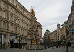 Die Pestsäule am Graben