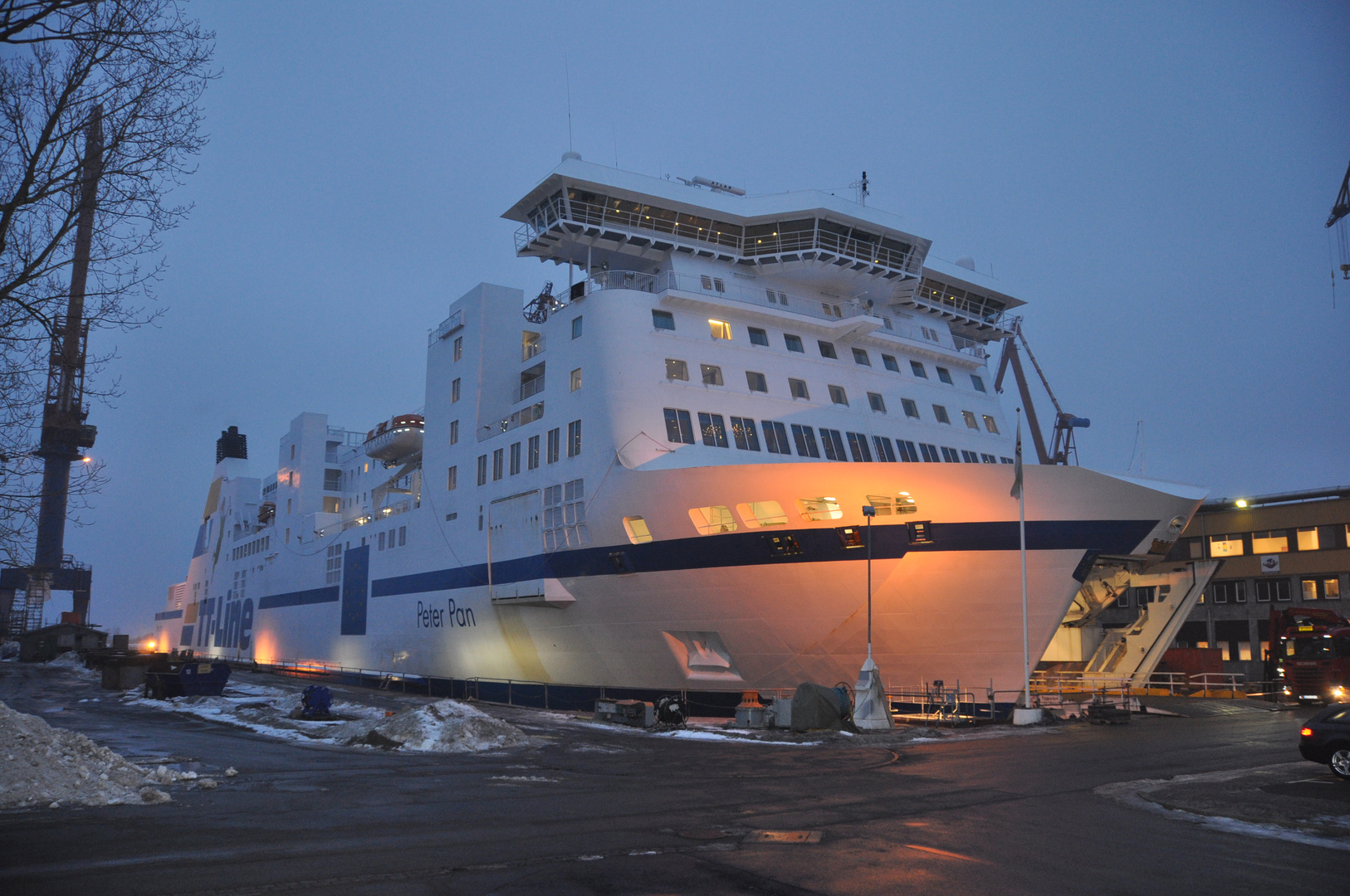 Die Peter Pan im Drydock Öresund Landskrona