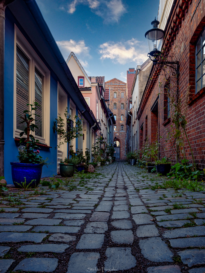 Die Petersilienstraße in Lübeck