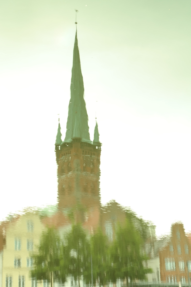 Die Petrikirche zu Lübeck in der Obertrave