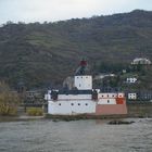 Die Pfalz bei Kaub....der Rhein hatte endlich wieder etwas mehr Wasser