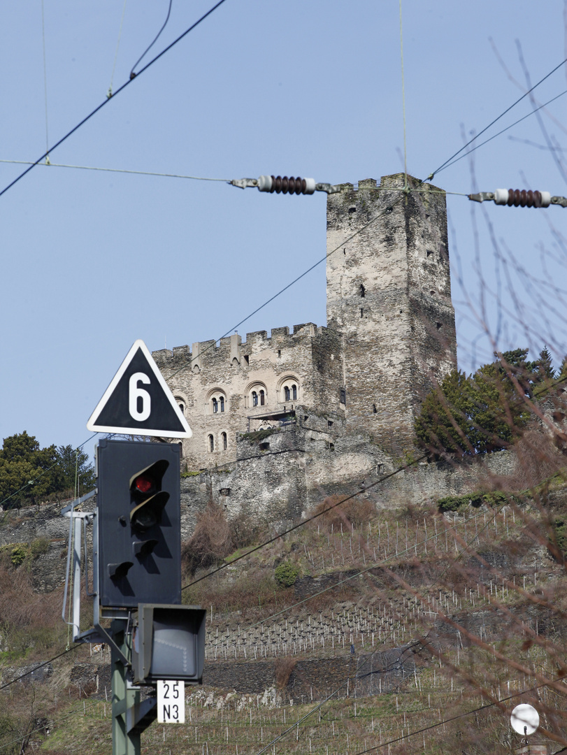 Die Pfalz im Rücken ...