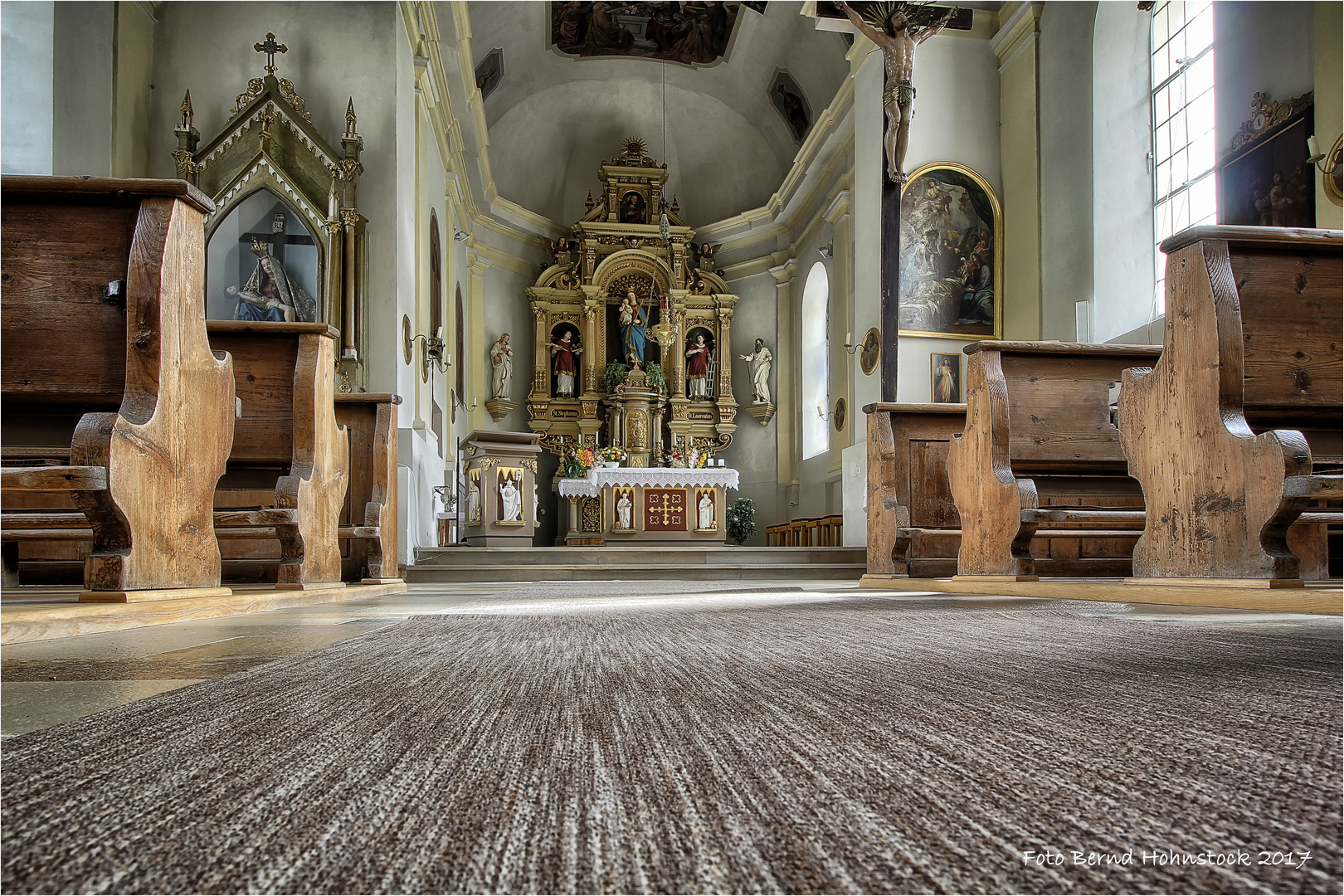 Die Pfarrkirche in Lähn Tirol ...