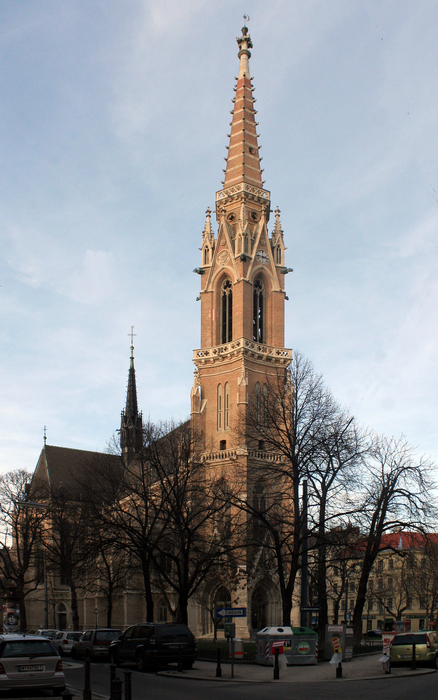 Die Pfarrkirche "St. Othmar unter den Weißgerbern" im 3. Bezirk