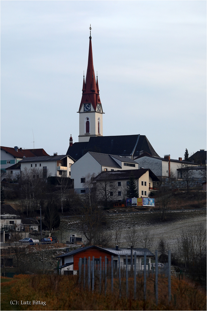 Die Pfarrkirche von Neumarkt im Mühlkreis (Oberösterreich)