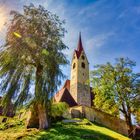 die Pfarrkirche zum Hl. Martin in Gufidaun im Eisacktal ..