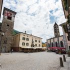 Die Piazza comunale von Poschiavo...