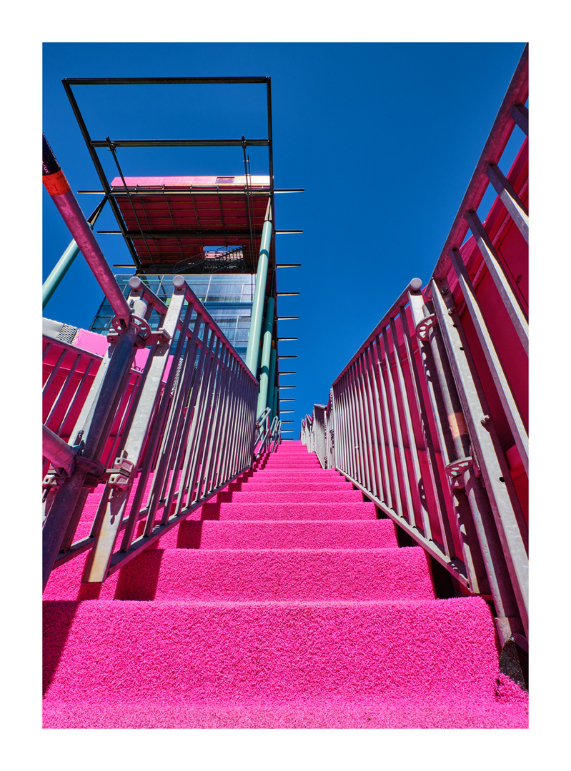 Die pinke Treppe