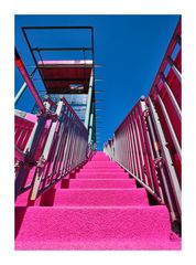 Die pinke Treppe