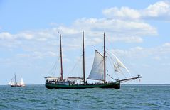 Die "Pippilotta" zur Hanse Sail 2019 vor Warnemünde