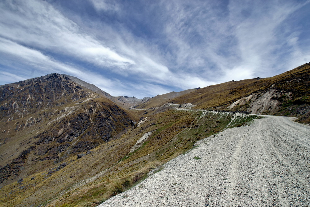 Die Piste zu den Remarkables