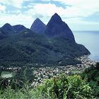 Die Pitons von St. Lucia