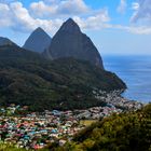 Die "Pitons" von St. Lucia - April 2015